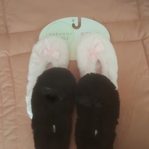 Harmony & Sole bundle of 2 pair bedroom slippers